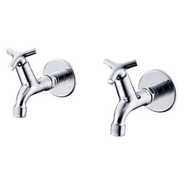 A/Shk B1675AA Bib Tap Pair 1/2" Spray outlet (pair