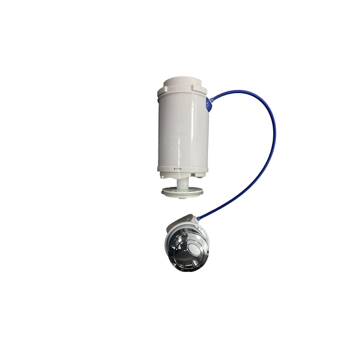 LAB Flush Valve Arcadia B228 Dual Flush with Chrome Push Button Without Cradle