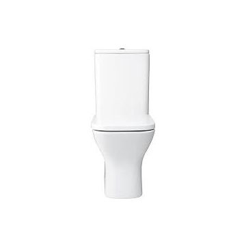 Bathstore Scene V19 Standard close toilet seat and cover with fittings 558655 white 4016959180164