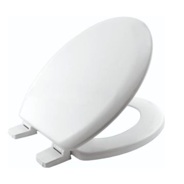 The Bemis ProSeat StaTite White 340550000 is a high-quality toilet seat designed to complement modern bathroom suites