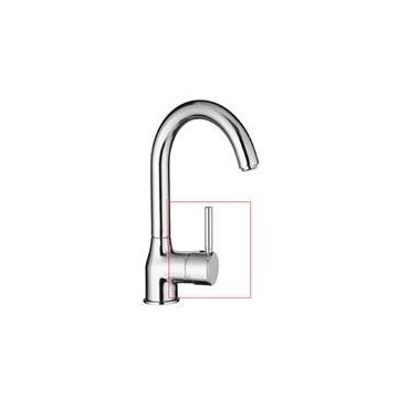 Blanco tap lever Chrome T805102 Titanium 6mm Domed Polished Band Size 5 - T805-102-P