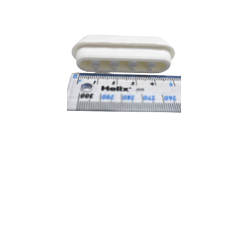 Toilet Seat Buffers 2" Long White- Sold as Pair