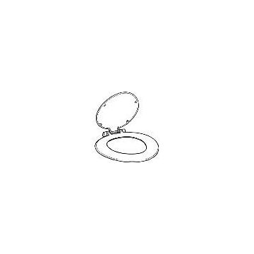 Celmac Closet Toilet Seat 170A STA11BL