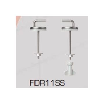 Celmac Concealed Stainless Steel Toilet Seat Hinge Set FDR11SS