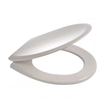 Celmac Wirquin NEON - Plastic hinges, Toilet seat and cover with plastic hinge - white