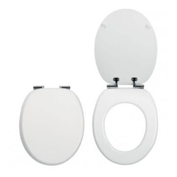 Celmac Wirquin WOODY lux Toilet Seat  - Soft close hinges, seat made of high-strength compressed wood
