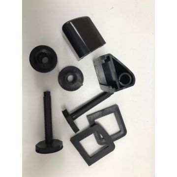 Celmac / Ideal Standard / Bemis Plastic Toilet Seat Hinges BLACK 