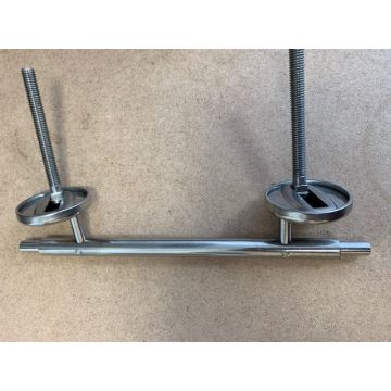 Celmac Wirquin Toilet Seat Hinges Chrome Bottom Fixing