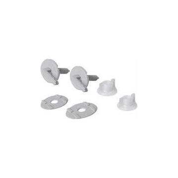 CERSANIT TOILET SEAT HINGES FOR PRESIDENT POLYPROPYLENE SEAT (K99-0007)