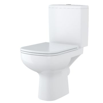 CERSANIT COLOR / B&Q CARTONA DURAPLASTIC, SOFT CLOSE TOILET SEAT AND COVER K98-0092