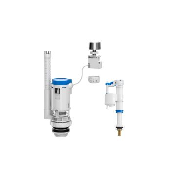 Complete set of bottom inlet mechanism and dual flush mechanism. Compact. A822505800