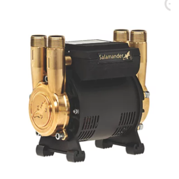 CTFORCE30PT Salamander Ct Force 3.00 Bar Twin Brass End Shower Pump Positive 