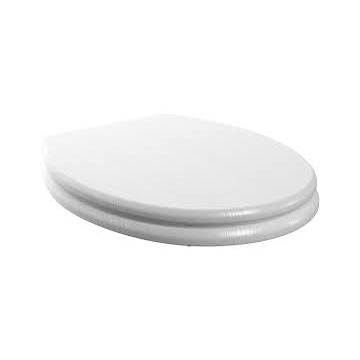 Benita Soft Close Toilet Seat - Wooden Satin White Ash