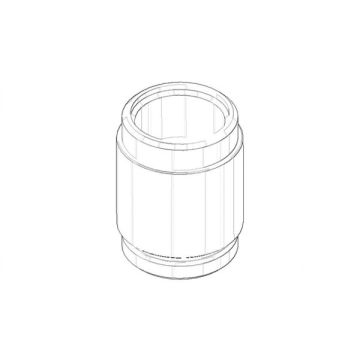 Dornbracht connection nipple shower ex. Spare parts 092403145 chrome, 092403145-00 / Villeroy and Boch 092403145