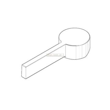 Dornbracht handle for Maro two hole mixer chrome 092079040-00