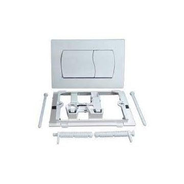 ROCA A8901150R0 PLATE 52 WHITE 

This rectangular flush plate is part of Roca’s specialized space-saving and mechanical installation lines, crafted from high-grade, easily cleanable white ABS plastic. It features a practical two-touch dual flush system 