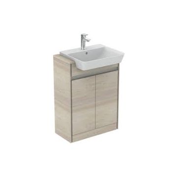 Ideal Standard Spares Concept Air 600mm FS Semi Countertop unit with 2 doors Wood Light Brown + Matt Light Brown -E0837UK