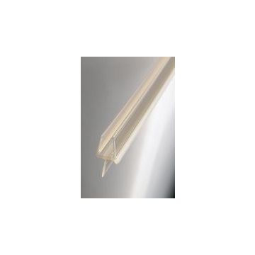 Drain profile with weatherstrip for 6 + 8 mm glass, 1Meter