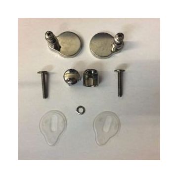 Duravit Caro Soft-Close Toilet Seat Hinges 0061591000