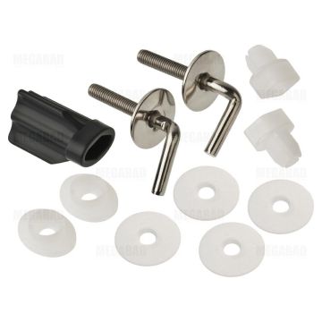 Duravit D-Code Toilet Seat Hinge Set 0061391000