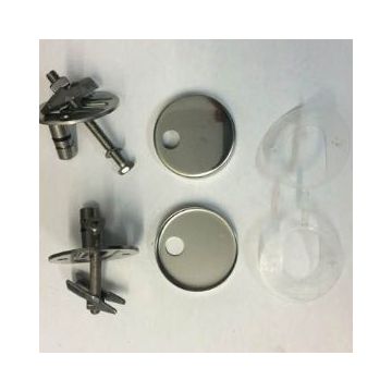 Duravit Darling New Soft-Close Toilet Seat Hinge Set 0061631000 C4302Gh 408012