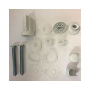 Duravit Duravit D-Code Soft-Close Toilet Seat Hinge Set 0061410000