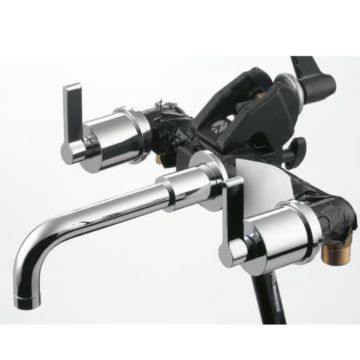 Ideal Standard E0071AA Silver 3 tap hole wall mounted bath mixer tap Chrome Plated