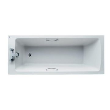 Ideal Standard  Tempo Arc 170 x 70cm rectangular bath with grips - no tapholes  E155801