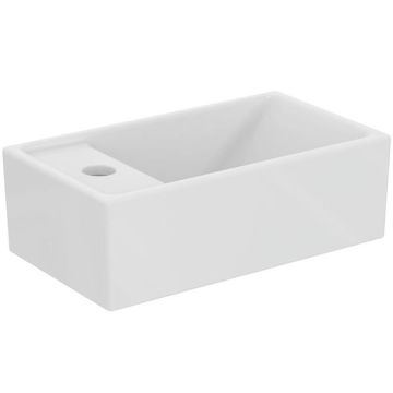 Ideal Standard  Ideal Standard i.life S 37cm guest basin, 1  taphole left hand, no overflow  E211301