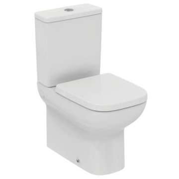 Ideal Standard  Ideal Standard i.life A close coupled back to wall wc bowl with horizontal outlet and rimls+ technology   E251001