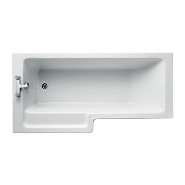 Ideal Standard  Tempo Cube 170cm shower bath - Left hand - no tapholes  E259501