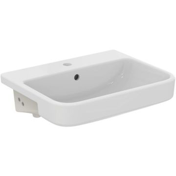 Ideal Standard  Ideal Standard i.life B 55cm semi-countertop washbasin, 1 taphole   E260401