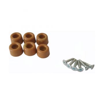 SET OF BUFFERS FOR WOODEN SEAT