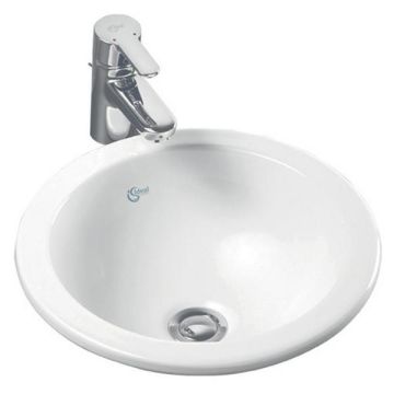 Ideal Standard  Concept Sphere 38cm inset basin, no tap deck  E502301