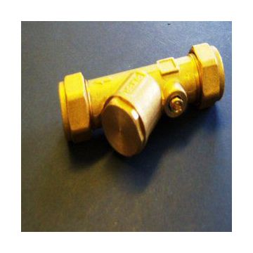 2 x Armitage Shanks Y in-line filter / service valves. A951373NU / E960086NU