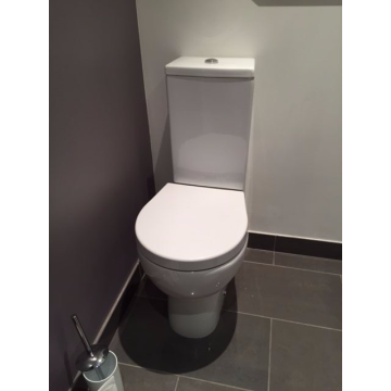 Esedra Poing Soft-Close Toilet Seat and Cover with all the fittings MO6105W