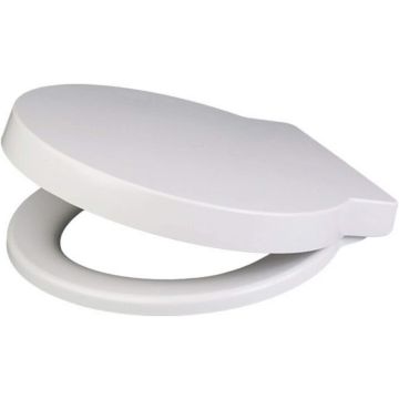 Euroshowers 87360 Round Soft Close Toilet Seat White 400 mm x 420 mm