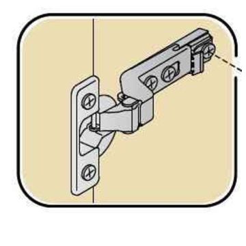 Ideal Standard Spares STANDARD HINGE (INC MOUNTING PLATE) EV69567
