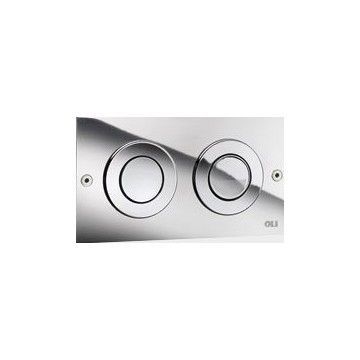 Oli FLUSH PLATE MINI TREND DRIVE TIRE WITH 2 BUTTONS STAINLESS