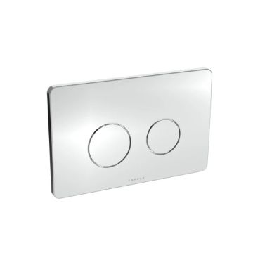 Sanuex DOT FP110 polished chrome dual-flush plate