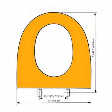 GALA-Acuatonda Toilet Seat and cover