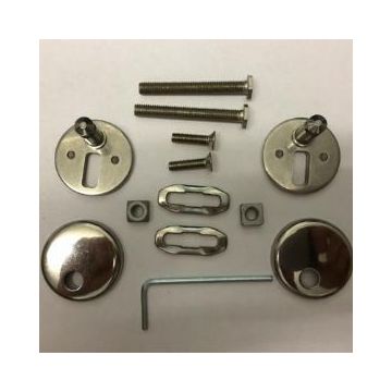 Galassia SA02 Seat Hinges Chrome - CC/11