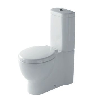 Galassia EL1 / EL2 Standard Close Toilet Seat & Cover White 9820
