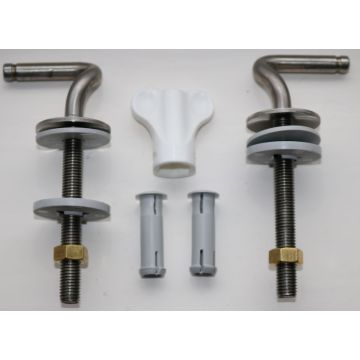 Galliano Toilet Seat Hinges without the Straps