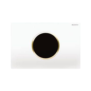 GEBERIT 115907KK1 toilet Strg.Netz., BetPl. Sigma10, berü.los 2-quantity Sp. white / gold / white