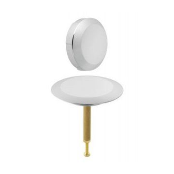 GEBERIT 150221461 Finishing d52 satin chrome finish to Geberit BW drain with rotary actuation