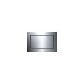 Geberit Sigma30 dual flush plate - matt plate/polished edge detail (115.883.KN.1)