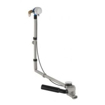 Geberit bathtub drain with rotary operation and feed d52 u for special pan prefabricated set - . 150 711 211