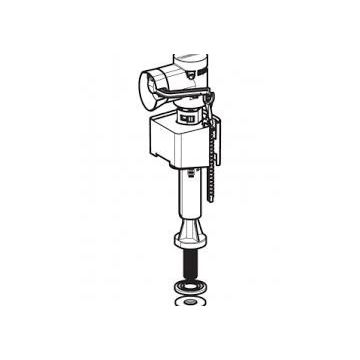 Geberit filling valve universal impulse Basic 340 3/8 "power bottom - 136.708.00.1