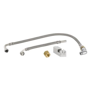 Geberit Monolith water connection kit, below, for sanitary module for WC 101 cm